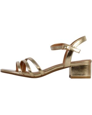 The Divine Factory Sandales Sandales Talon à Bride - Marron