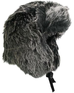 Chapeau-Tendance Bonnet Chapka fausse fourrure ALASKA - Gris