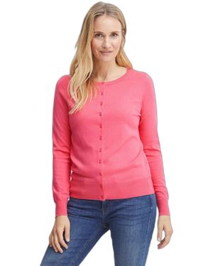 Fransa Vest Cardigan Femme Zubasic - Rood