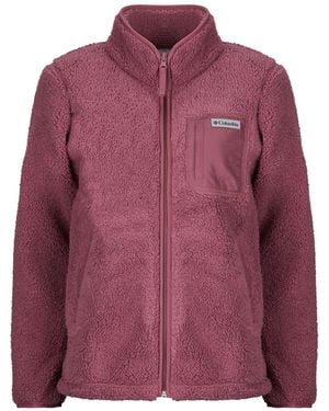 Columbia Felpa West Bend Full Zip Ii - Viola
