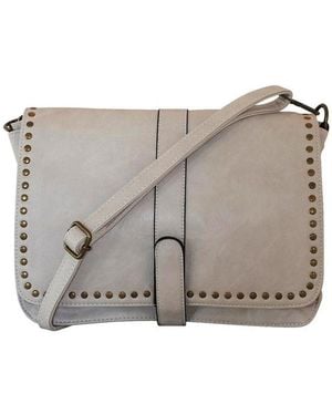 Chapeau-Tendance Sac Bandouliere Sac bandoulière Vintage clouté - Gris