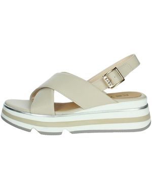 Keys Sandalen Met Sleehak K-11013 - Naturel