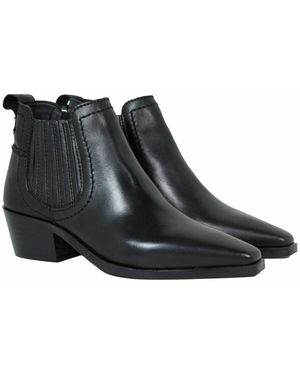 Aplauso Bottines BOTÍN NEGRO DE PIEL DE MUJER VEXED LOANA - Noir