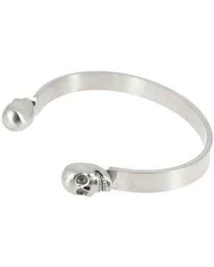 Simon Carter Bracelets Bracelet Double tête de mort - Métallisé