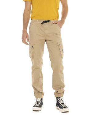 Von Dutch Pantalon Pantalon cargo avec patch sur poche Battle - Neutre