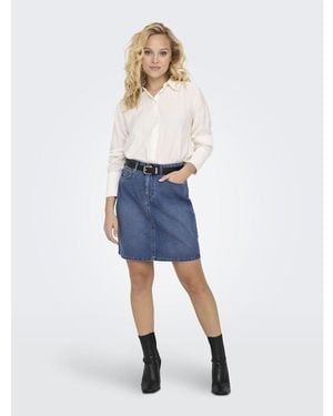 ONLY Jupes 15325894 Wonder-Medium Denim - Bleu