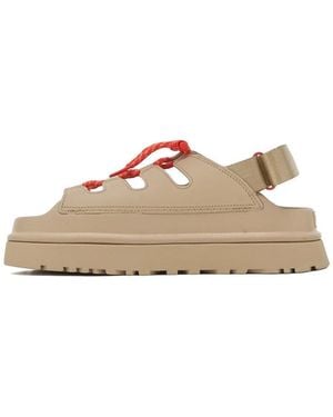 UGG Sandales Compensées Goldenglow Toggle Sandal Mustard Seed - Rose