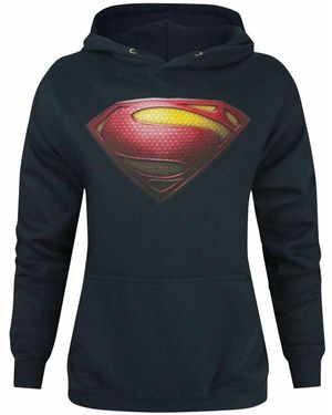 Dc Comics Sweatshirts À Capuche Superman Capuche - Bleu