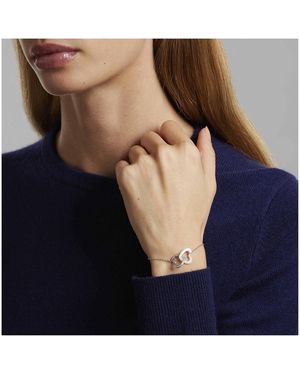 Cleor Bracelets Bracelet en argent 925/1000 et zircon - Bleu