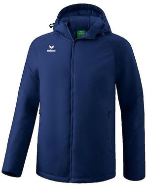 Erima Blouson Veste Team Bleu Marine Imperméable et Rembourrée