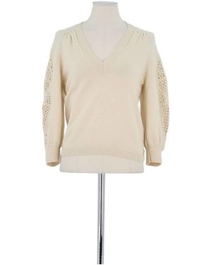Ba&sh Pull Pull en laine beige - Neutre