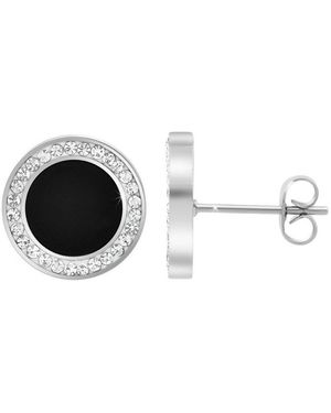Sc Crystal Boucles oreilles B3017-ARGENT - Noir