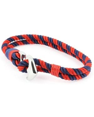 Clj Charles Le Jeune Bracelets Bracelet Ancre nautique - Rouge
