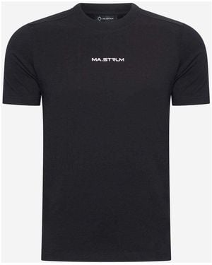 Ma Strum T-Shirt Mastrum Printed Tee - Zwart
