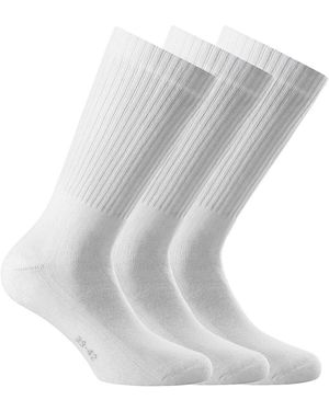 Rohner Chaussettes Chaussettes Sport 3-Er Pack - Gris