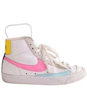 Nike Baskets Baskets Blanches - Rose