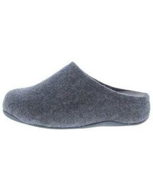 Fitflop Chaussons Shuv Cushy Felt Clog - Bleu