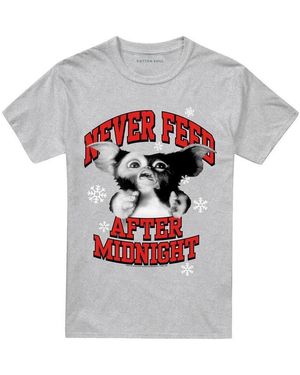 Gremlins T-shirt Never Feed After Midnight - Blanc