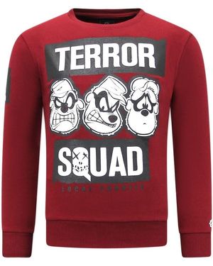 Local Fanatic Sweat-shirt 118760748 - Rouge