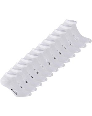 Diadora Chaussettes unisexe Chaussettes Paquet de 12 - Blanc
