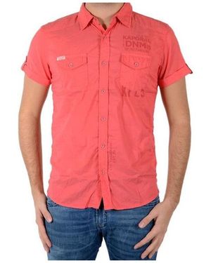 Kaporal Chemise Chemise Cime Hibiscus - Rouge