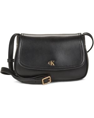 Calvin Klein Umhängetasche Ck Flap Camera Bag - Schwarz