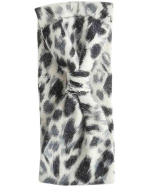 Ba&sh Bonnet Chapeau en laine gris