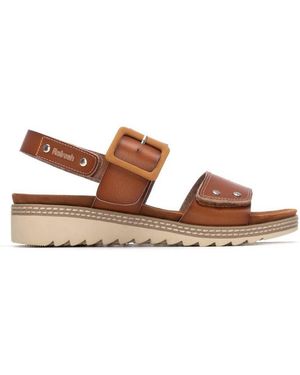Refresh Sandalen Met Sleehak 17516501 - Bruin