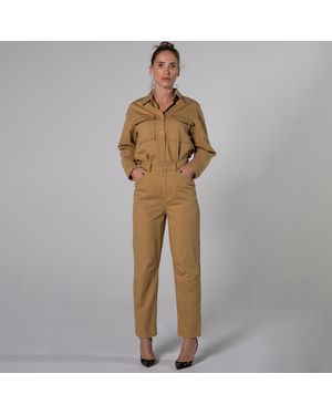 THEAD. Gerade Geschnittene Hosen Kelly Pant - Natur