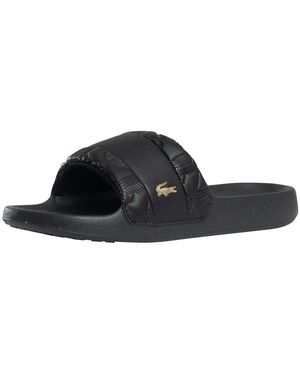 Lacoste Claquettes Servir Hyb 126 1 Cma Sliders - Noir