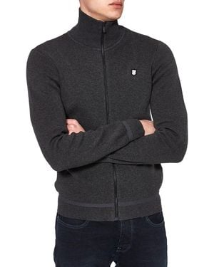 Teddy Smith Pull Gilet G-ETTORE Melange Black - Noir