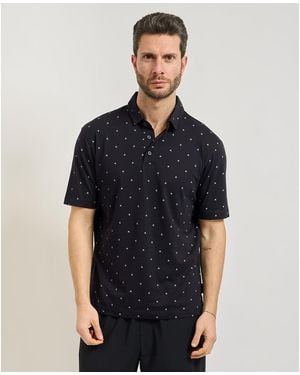 EAX Polo Polo Homme En Coton Doux - Noir