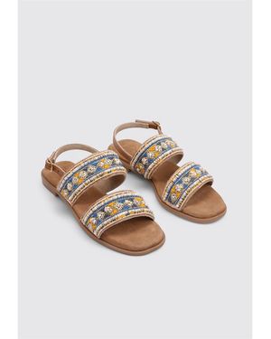 Limma Sandales plates MYRTUS - Blanc