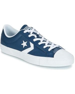 Converse Sneakers Star Player Ox Leather Essentials - Blu