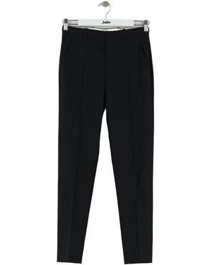 JOSEPH Chinots Pantalon slim en laine noir