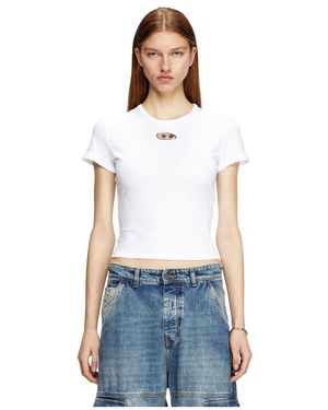 DIESEL T-shirt A16839 0CLBR-100 - Blanc