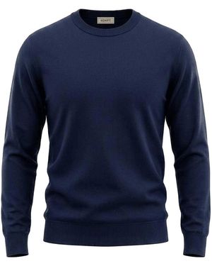 40weft Pull HARRY_2736 20077-W1738 - Bleu