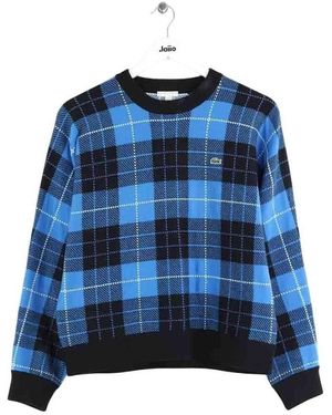 Lacoste Pull Pull en coton bleu