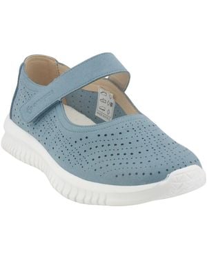 Amarpies Sandales plates AOG 28353 - Bleu