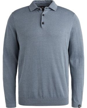 Vanguard Polo Longsleeve Polo Bleu