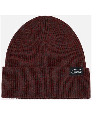 Oxbow Bonnet Bonnet à revers avec PAD BIBLOS - Rouge