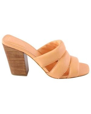 What For Sandales Sandales à talon en cuir - Rose
