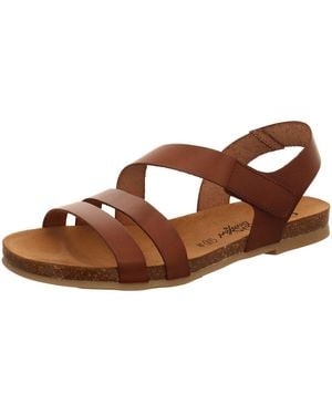 Cosmos Comfort Sandales plates - Marron