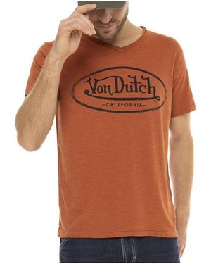 Von Dutch T-shirt VD/P/1/TV/RON/LC - Orange