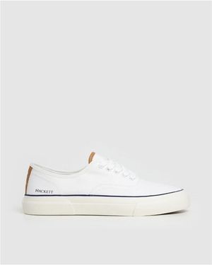 Hackett Baskets basses HMS21480 BLAKE SMART - Blanc