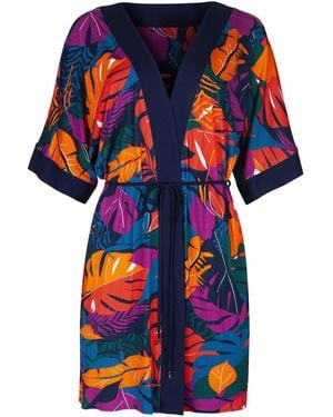 Lisca Pareo Tenerife Strand Kaftan - Blauw