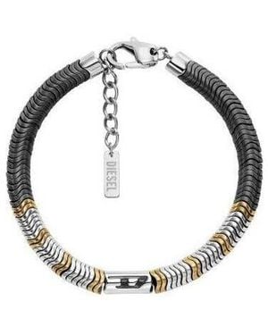 DIESEL Bracelets DX1573931-D-LOGO - Métallisé