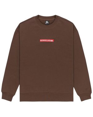 Quiksilver Sweat-shirt Dna - Marron