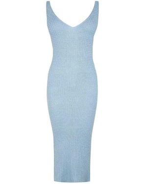 Jack Wills Robes midi GT13976 - Bleu