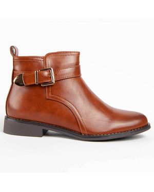 Leindia Bottes 99762 - Marron